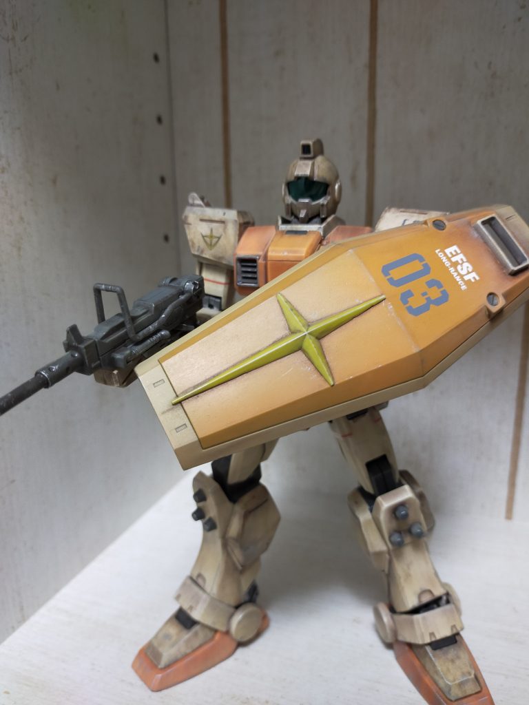 大型シールドはMGガンダムVer.2.0から流用しました。