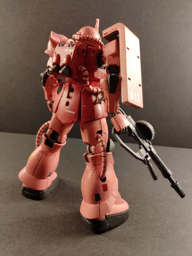 シャア専用ザクⅡ　赤い彗星ver　HGGTO–2枚目/制作者：@okki