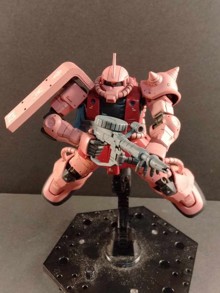 シャア専用ザクⅡ　赤い彗星ver　HGGTO–4枚目/制作者：@okki