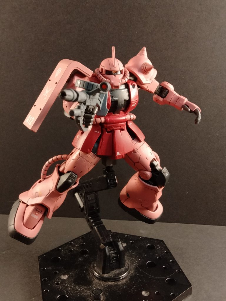 シャア専用ザクⅡ　赤い彗星ver　HGGTO–3枚目/制作者：@okki