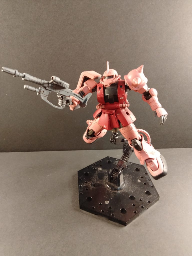 シャア専用ザクⅡ　赤い彗星ver　HGGTO–5枚目/制作者：@okki
