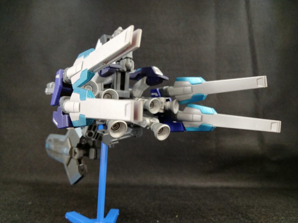 余剰パーツなしが自己満足ポイントです。…が、後付無理やり支援機なのでパーツの接続強度は皆無です🤣