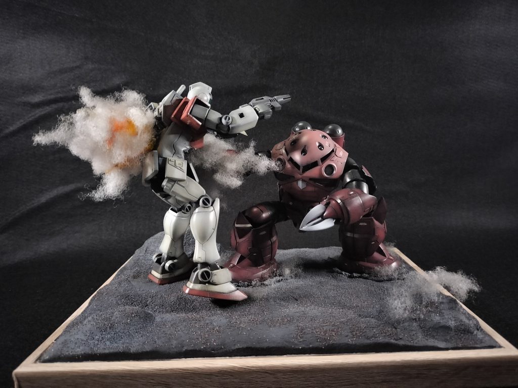 ジャブローに散る!　　　　　　　　MSM-07S Z'GOK(シャア専用ズゴック)　RGM-79 ＧＭ(ジム )–5枚目/制作者：gpsn Ojsn