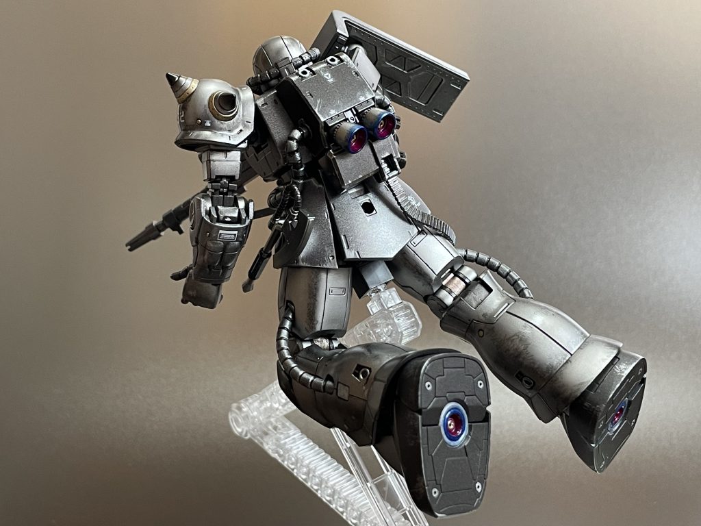 シルバーザク HGGO1/144 ザクⅡ C6–4枚目/制作者:takiyama08g