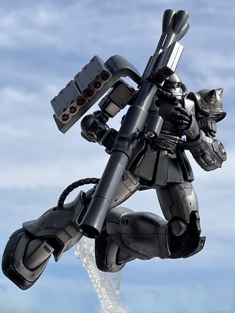 シルバーザク HGGO1/144 ザクⅡ C6–5枚目/制作者:takiyama08g