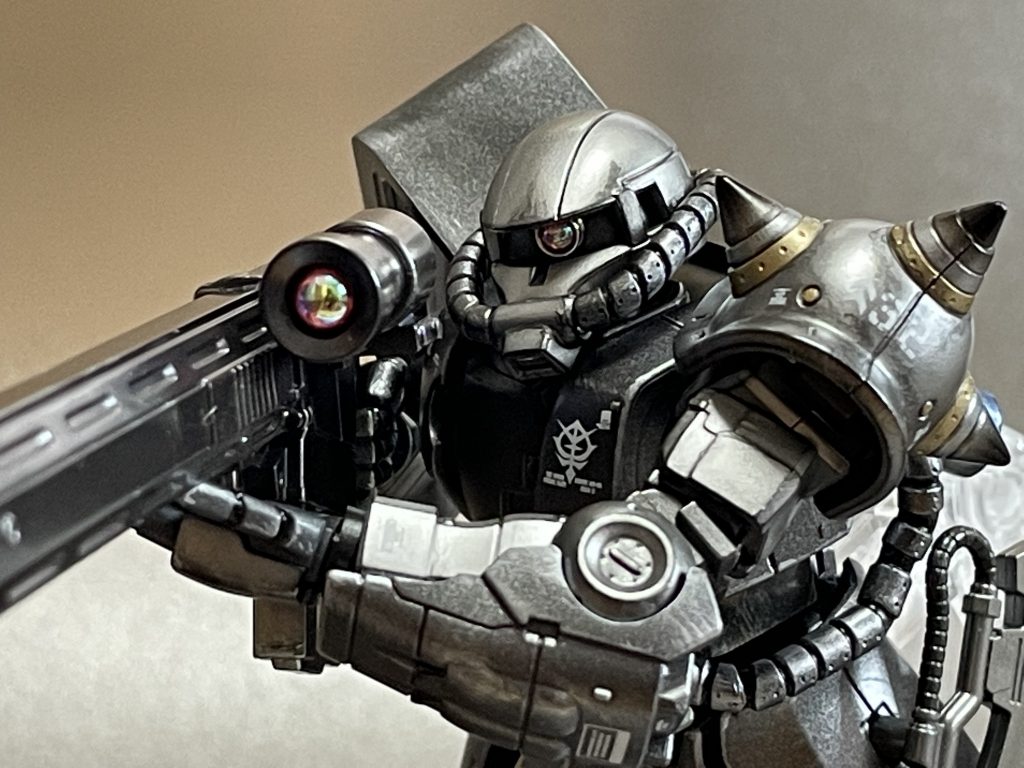 シルバーザク HGGO1/144 ザクⅡ C6–6枚目/制作者:takiyama08g