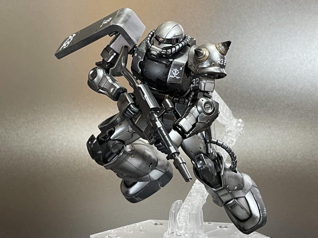 シルバーザク HGGO1/144 ザクⅡ C6–7枚目/制作者:takiyama08g