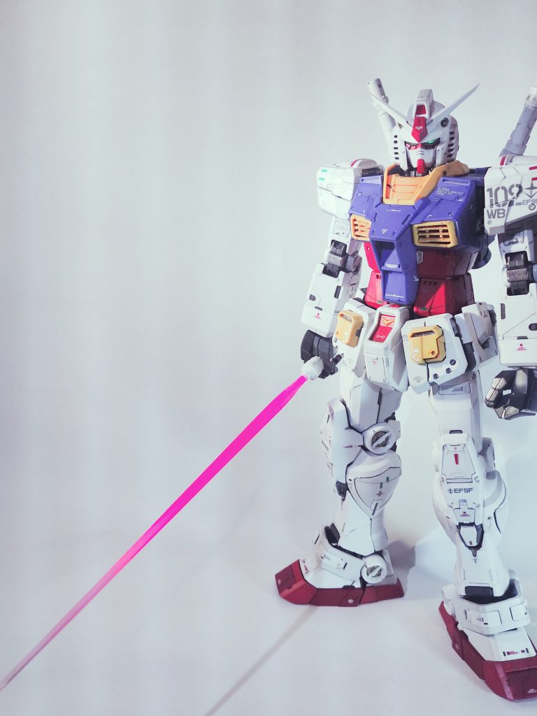 三ヶ月掛けてようやく完成したPGUガンダムです