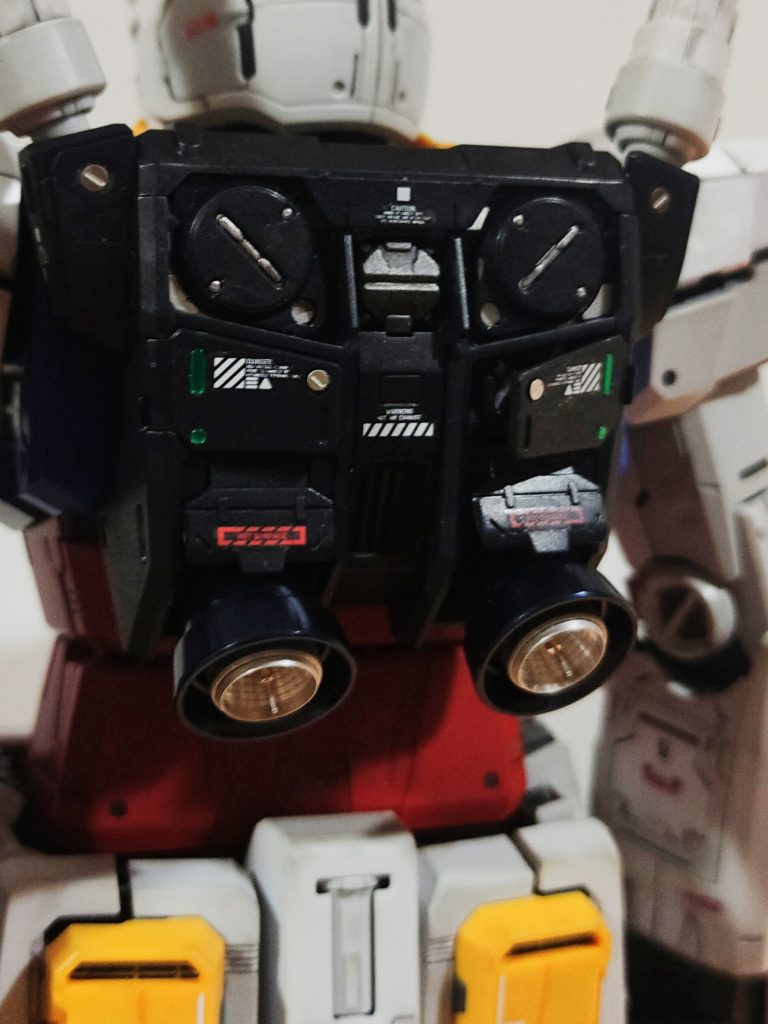 バーニアもディテールアップ