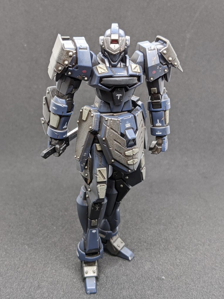 忍者をイメージして全体的に暗い色を使用しています。ちなみにベースキットはGサイフォスです🙂