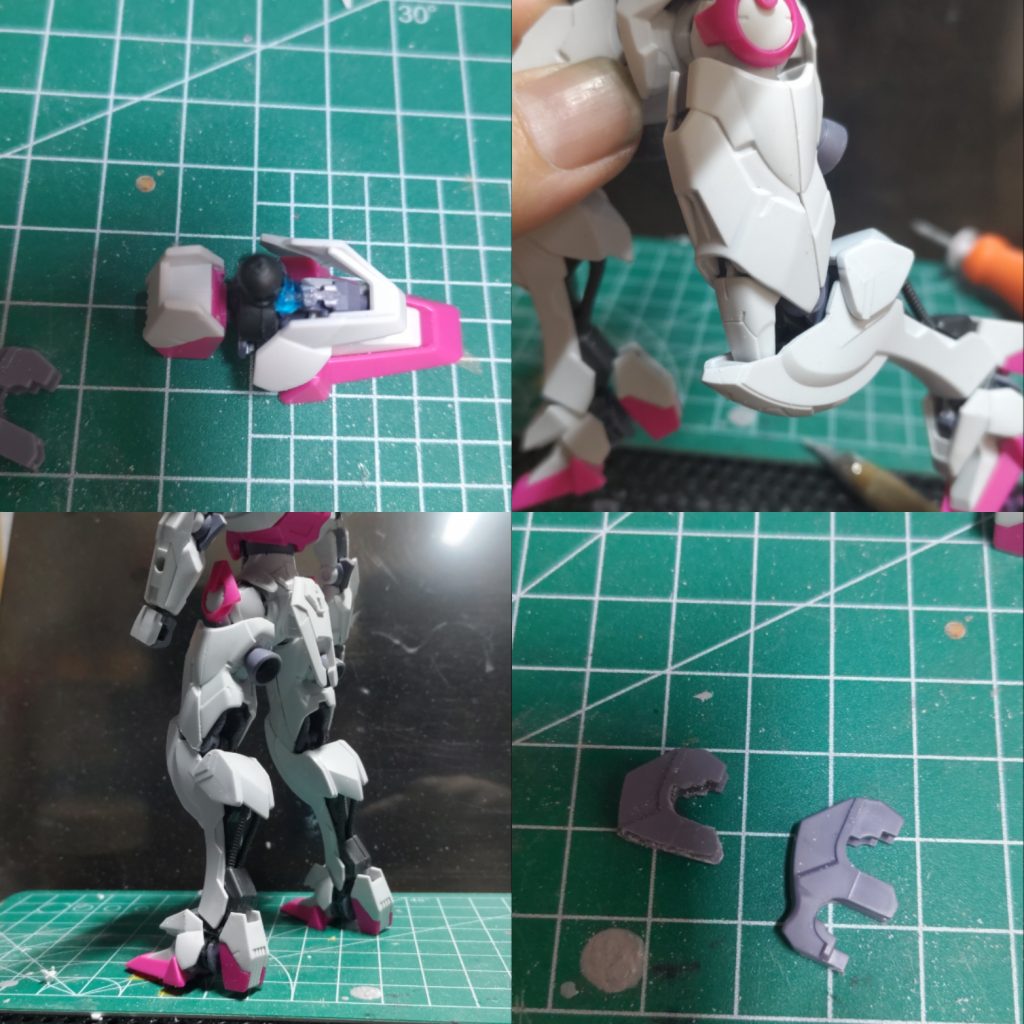 膝関節、足首を切った貼ったして何とか膝下の延長に成功✌️