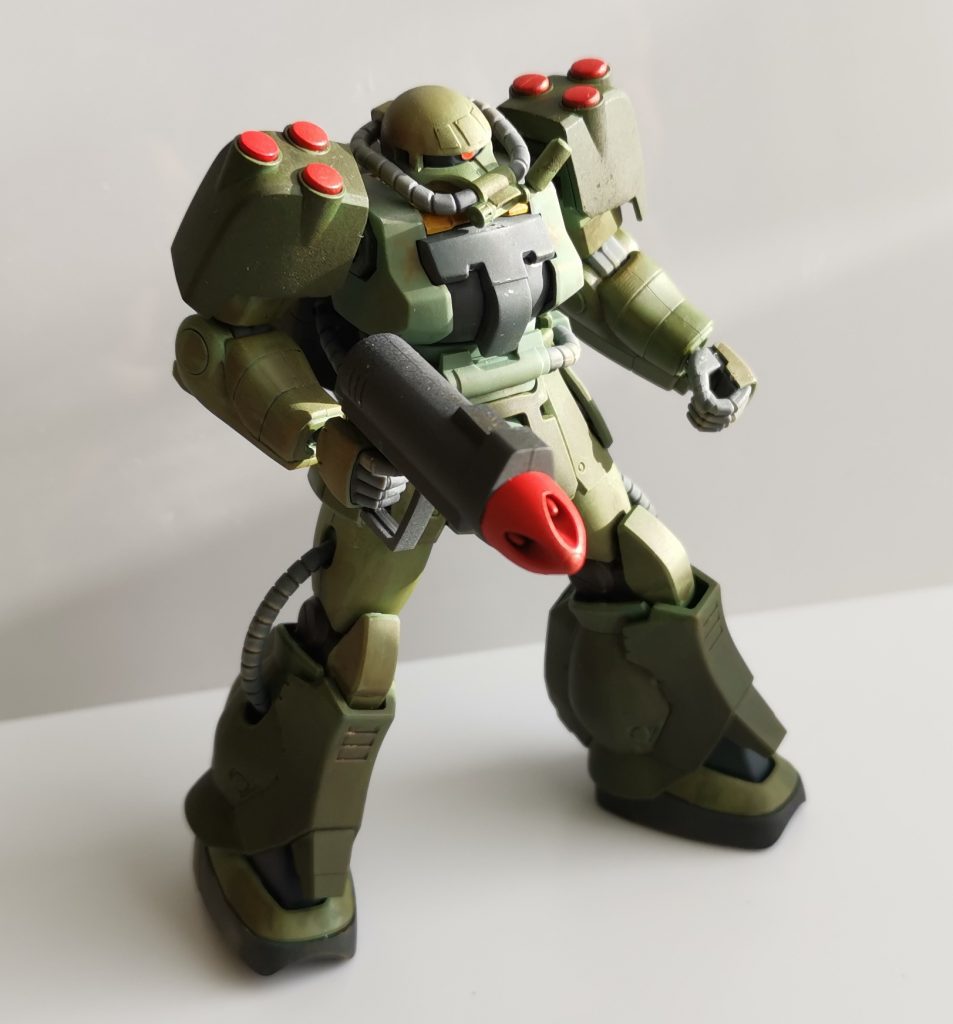 東南アジアの熱帯雨林周辺での運用を想定して、ウェザリングはかなり多めに、潜水作戦も多いと思うので全体的にウェザリングをしています