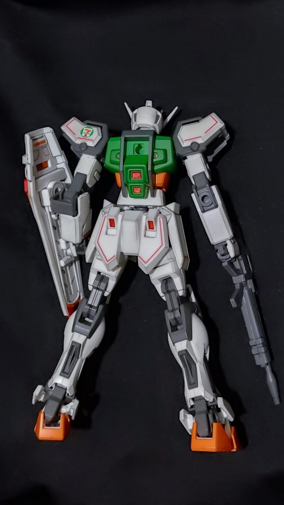 バックショット1無塗装と言いながら、バーニアだけ塗ったのを忘れてました。