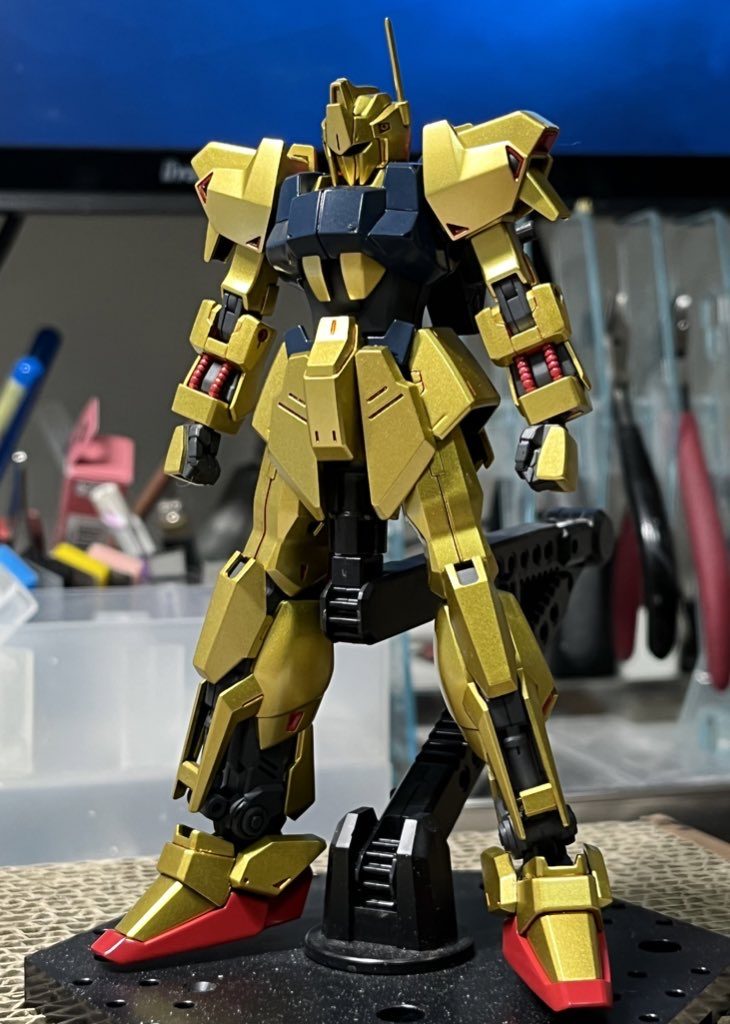 ゴールド塗装後