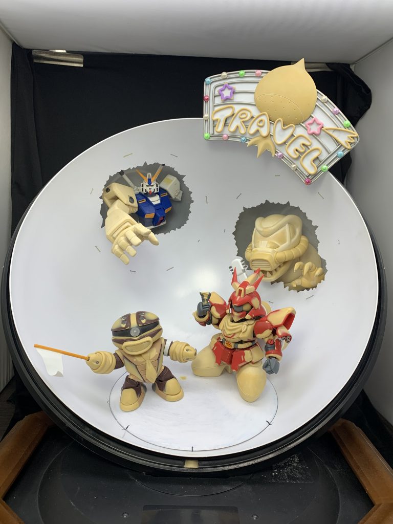 「夢のマロン社 宇宙の旅」ジオラマ–3枚目/制作者:エクストリ〜む