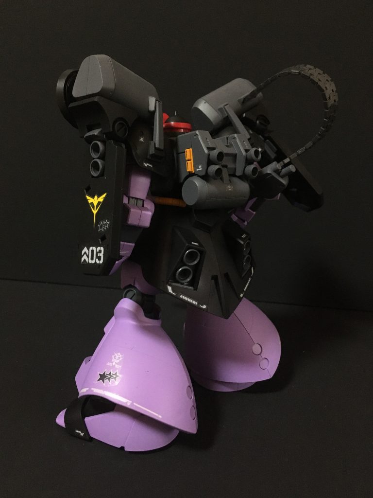 後方ショットバックパックはゼクアイン用を使用しています。