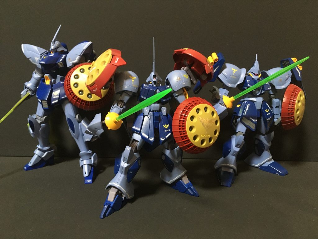 ネオジオン軍マクベ機の3ショットです。ガルバルディー https://gumpla.jp/hg/1229685Rギャギャ https://gumpla.jp/hg/1229717 サザビー https://gumpla.jp/hg/1229723全機ビルドファイター機になってしまいました。。。ご覧いただきありがとうございました。気に入っていただけたら いいね👍をよろしくお願いいたします。