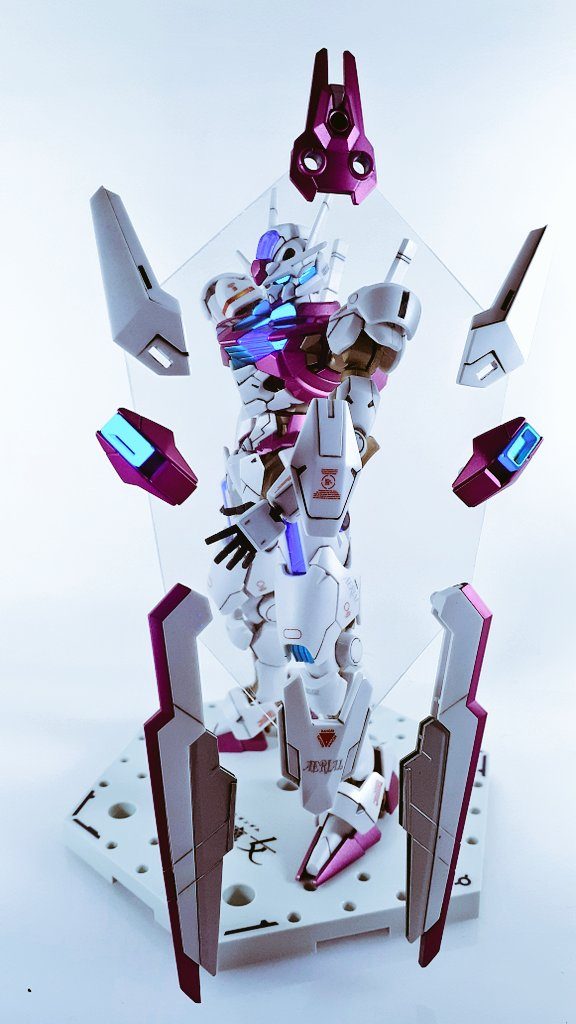 透明プラ板でビット展開状態を再現してみました。