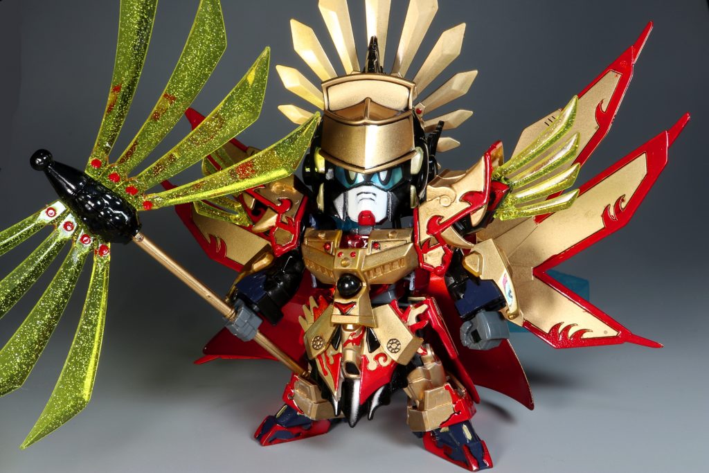 立ちポーズプロポーションを最新キットによせるために、アルセーヌガンダムXとミキシングで作成しました。