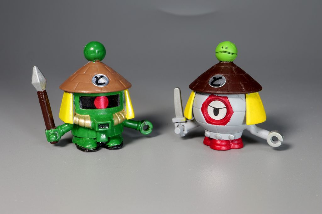 付属の足軽雑魚くん。以前作った暴留くんと