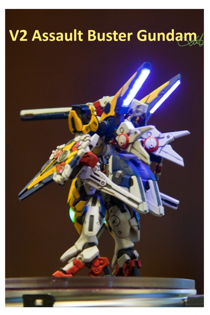 Gundam Artifact 2 - V2 Assault Buster Gundam -LED電飾、電気改造–5枚目/制作者:kwluk717
