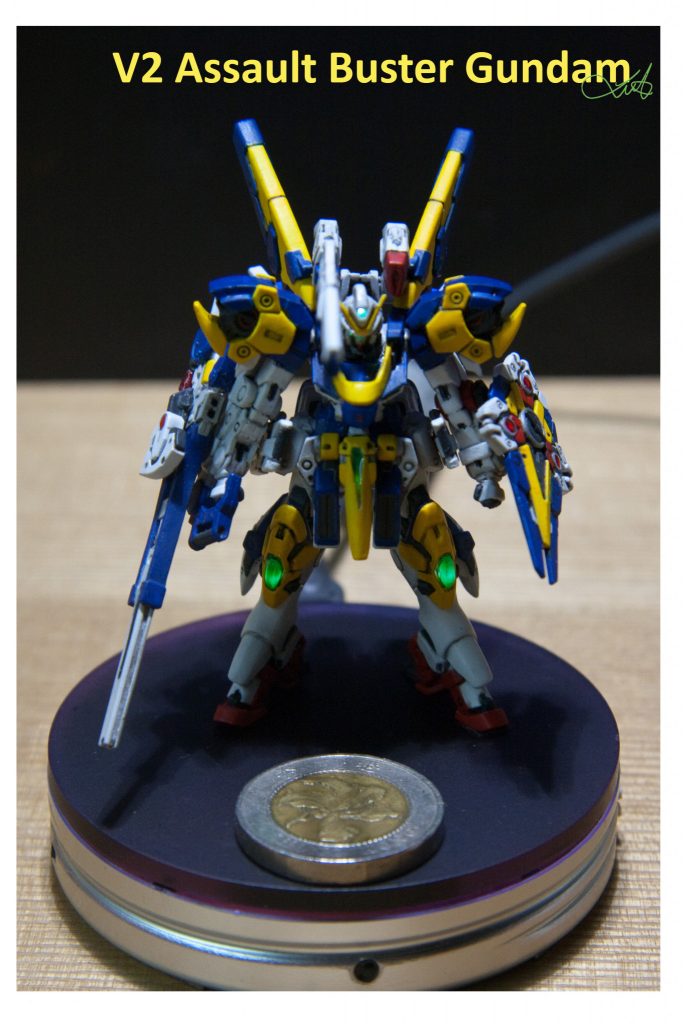Gundam Artifact 2 - V2 Assault Buster Gundam -LED電飾、電気改造–9枚目/制作者:kwluk717
