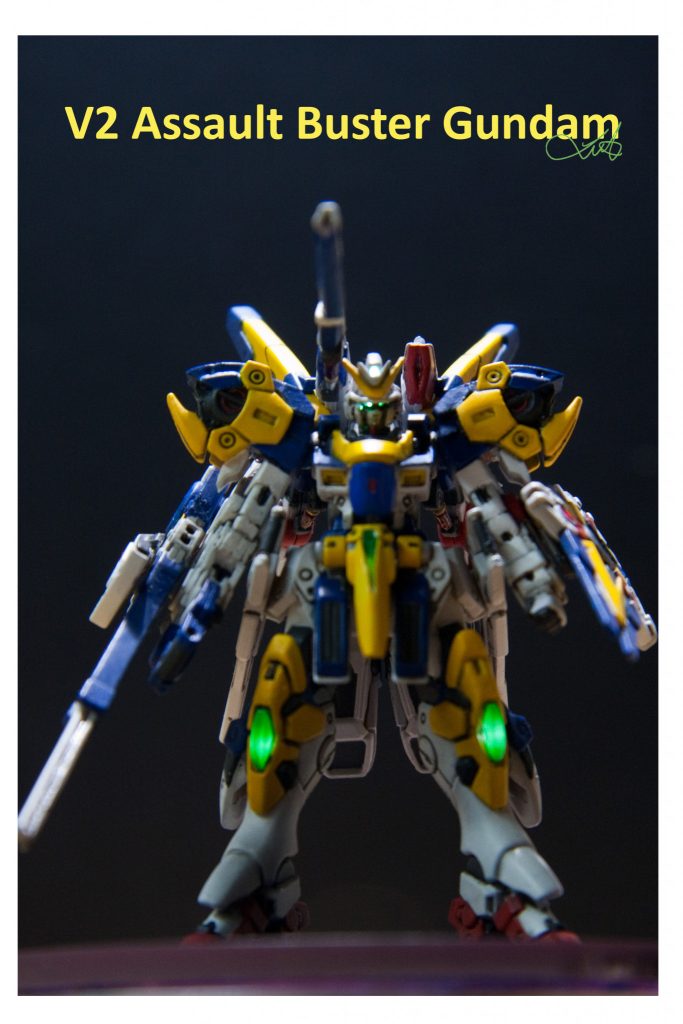 Gundam Artifact 2 - V2 Assault Buster Gundam -LED電飾、電気改造–4枚目/制作者:kwluk717