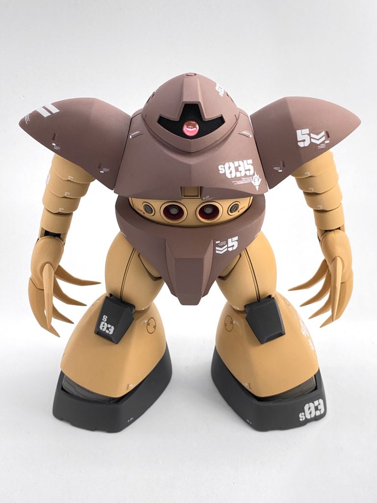 曲面も楽しいMSですが、何よりその曲面のエッジが有機的だったり鋭かったりカッコいい!そこでエッジは可能な限りシャープに仕上げました。写真で伝わるでしょうか?