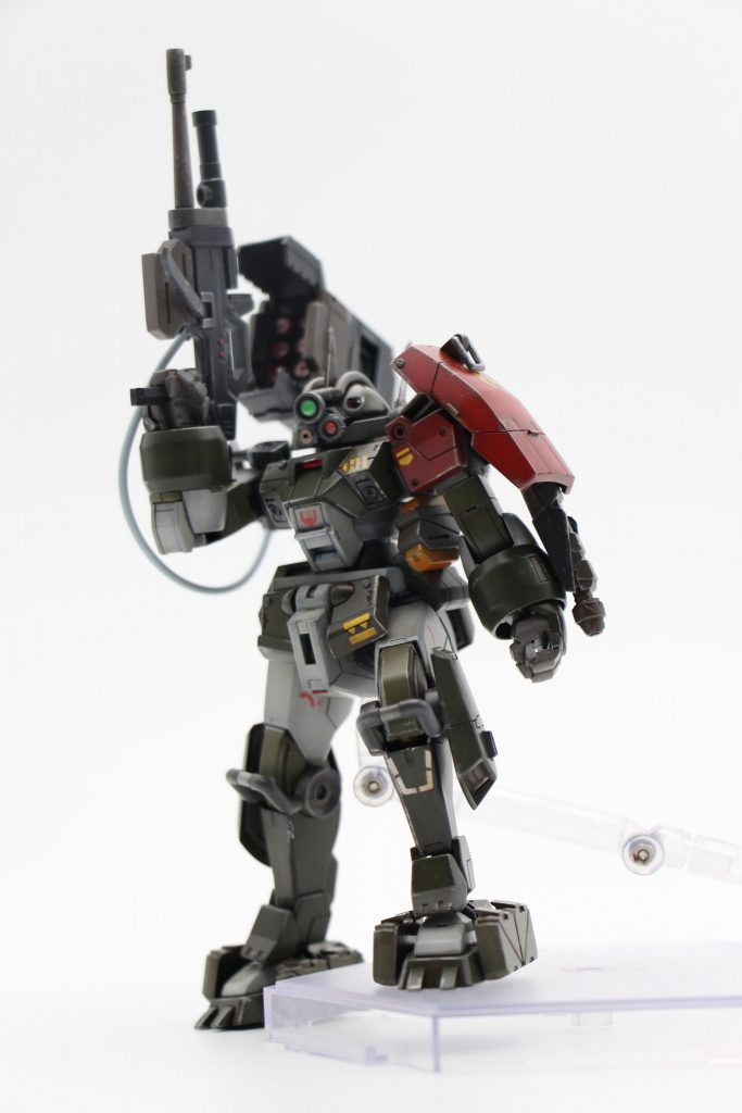 塗装は黒立ち上げに、人生初のウェザリングへの挑戦でした。