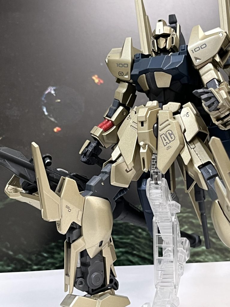 これでキュベレイやジ・Oにも負けない機体になったと思います。