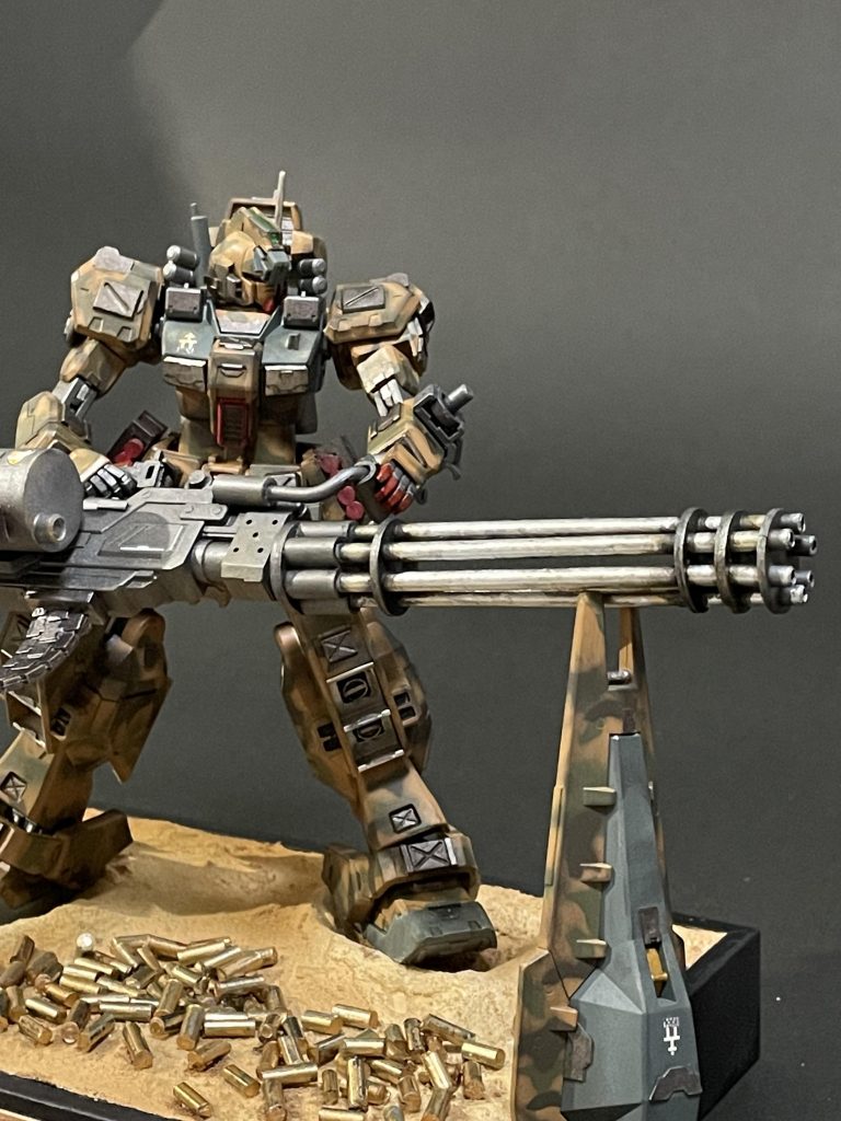 一応やっておきますか、輝き撃ち!いやガトリングの回転するところを乗っけちゃダメでしょ!