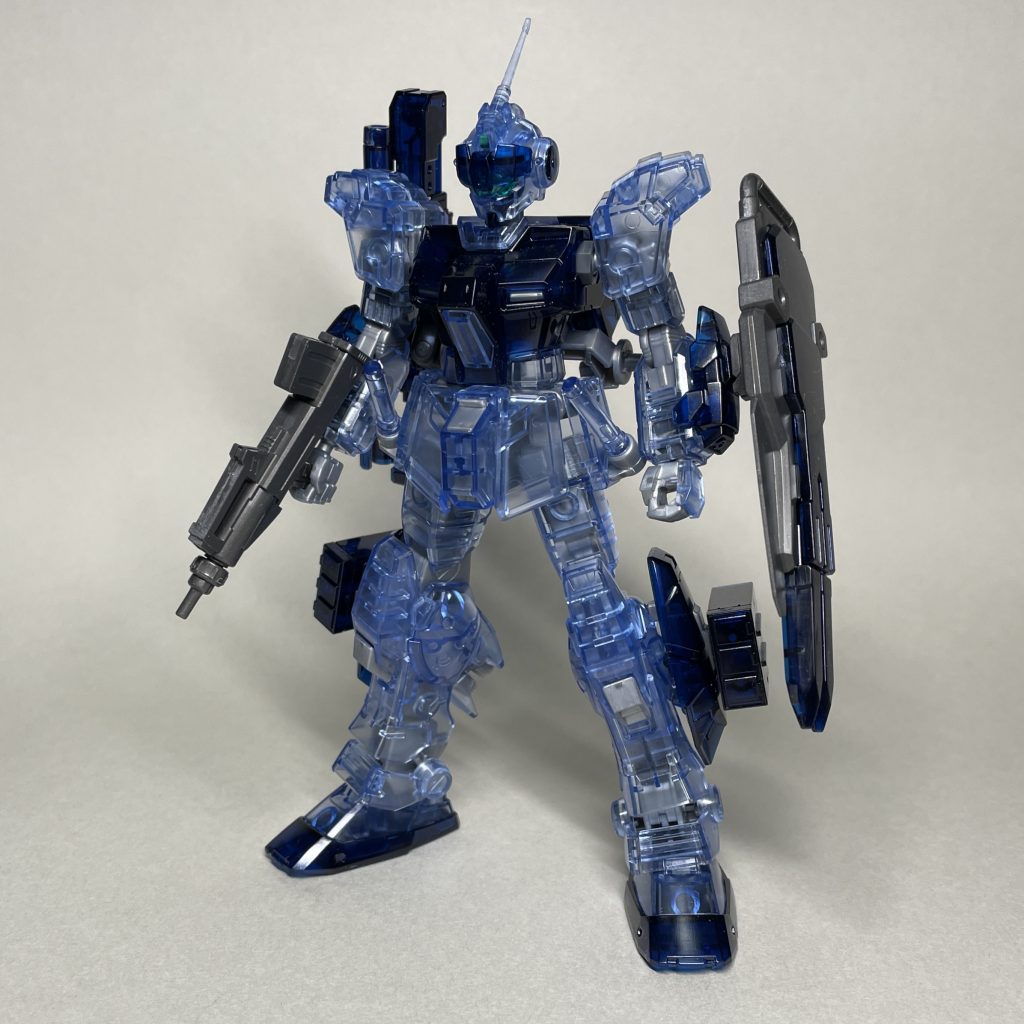 未塗装状態(まえ)塗装、つや消しコート前の状態。ツヤがある方が華があります。