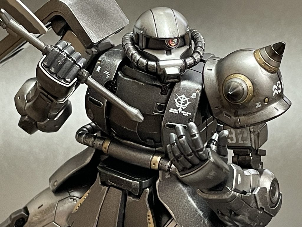 シルバーザク HGGO1/144 ザクⅡ C6–9枚目/制作者:takiyama08g