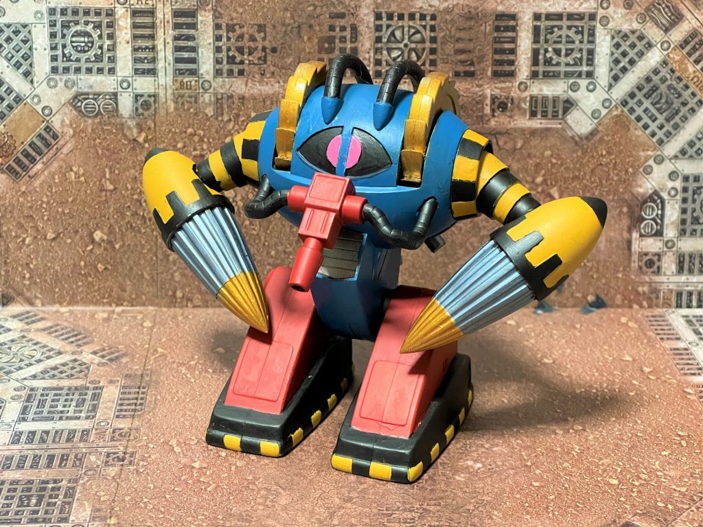 ( 。・v・。)ノ 以下背景設定です。一年戦争後、ジオン軍のMSの多くが連邦軍に接収された。このアッグもその一つであった。