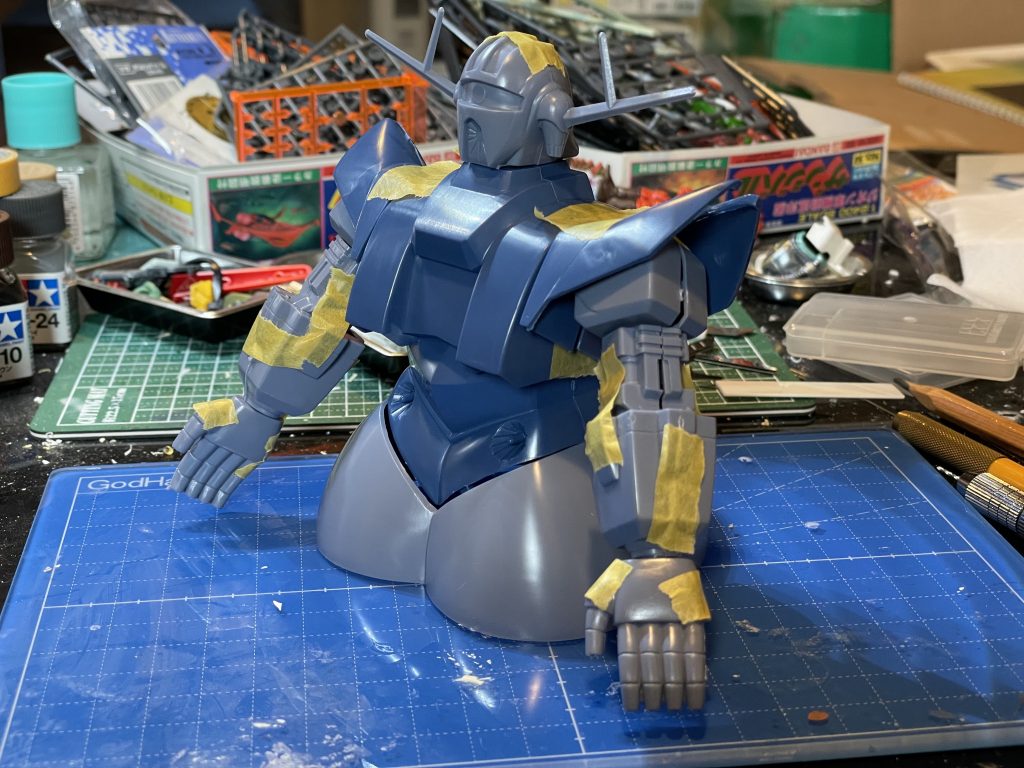 旧キット.わー,こんな感じでしたね.これをまだ新品で売っているバンダイの気概に痺れる憧れます.