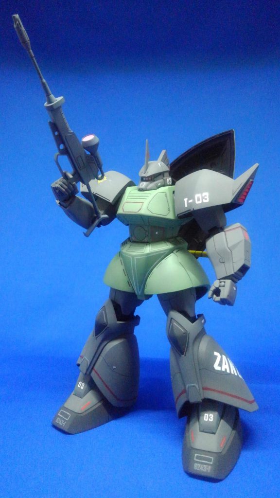 ほぼ量産型のカラーです、ビグロとカラーが似ているので、あえてこのカラーにしました。