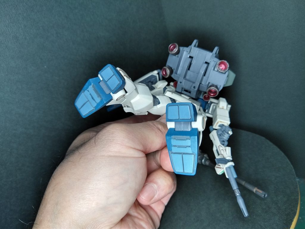 バーニアノズル、足裏はこんな感じで塗り分けました。見えない所だけど、塗り分けするの好きです🤭