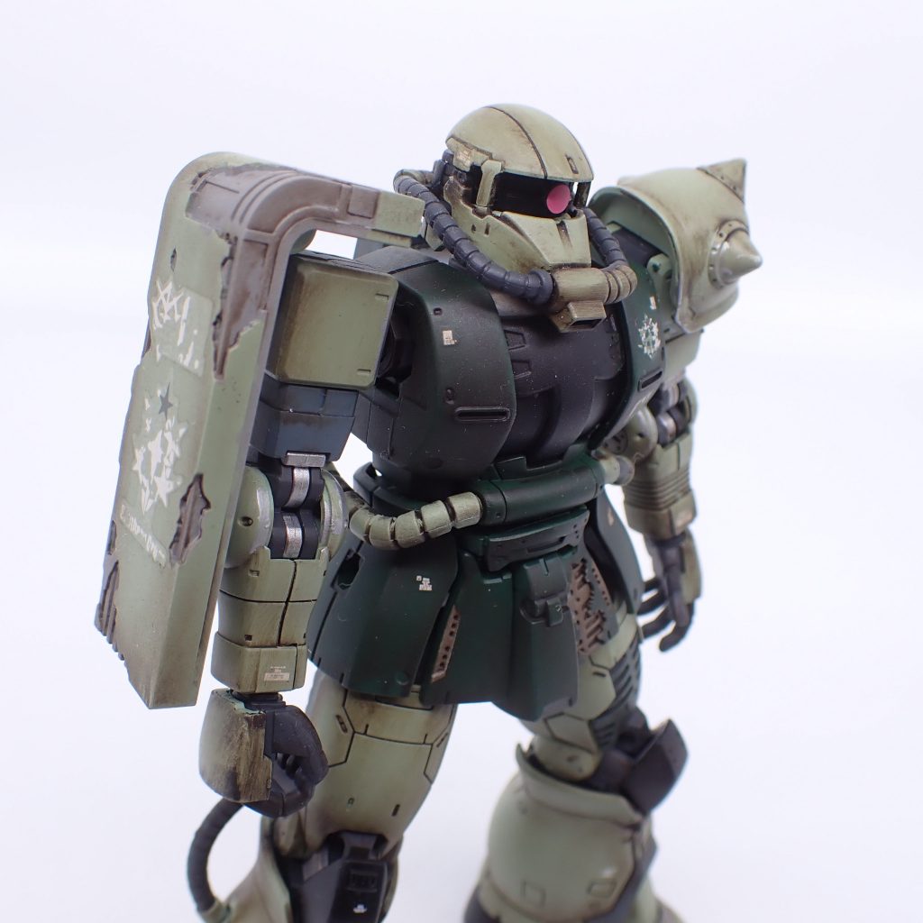 ドアン専用ザク–4枚目/制作者：アンジェロのプラモデル工房