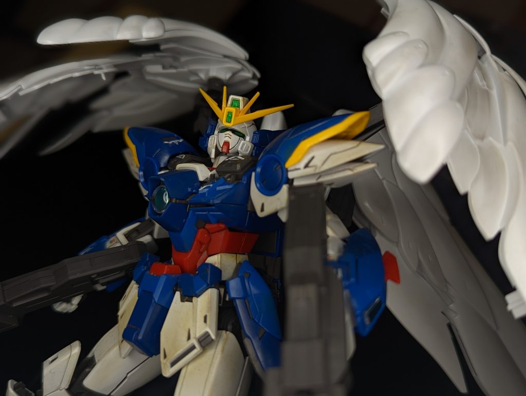 薄汚しウイングガンダムゼロカスタムVer.Ka(EW)–2枚目/制作者：@dora_e_m