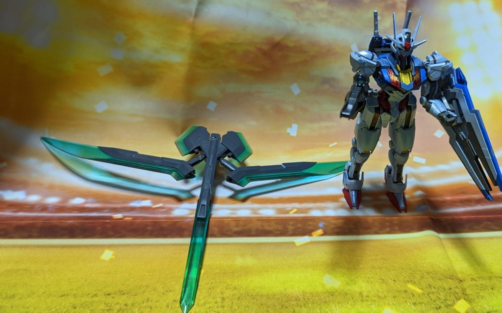 合体前MSGのメガスラッシュエッジを使ってます本体は前回のThe Knightと同じです