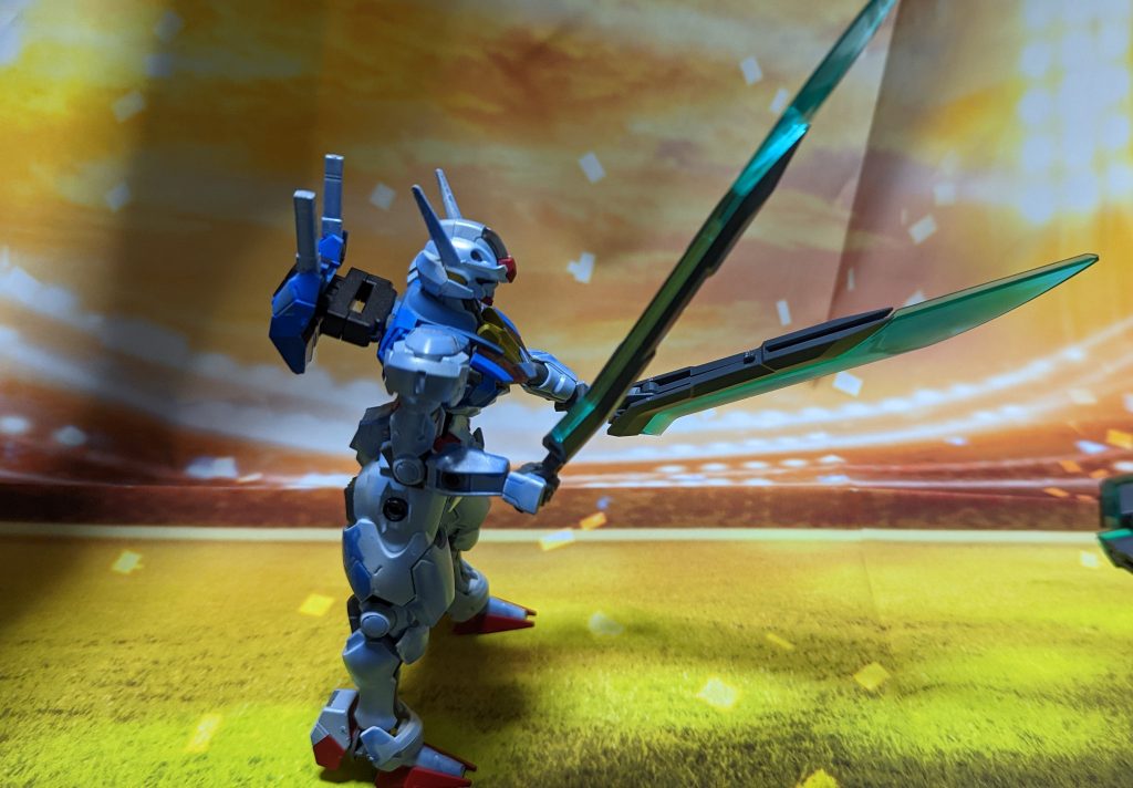 ビームロングソード若干間合いを調整可能で、ビームを発振しなくても斬ることが可能