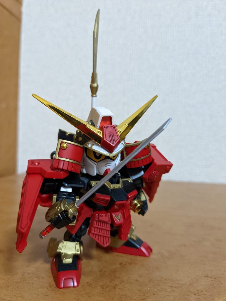 武者ですが、部分塗装のみのお手軽仕上げです。コマンド、ナイトと比べてLGBBアレンジが強めなんで、好みは別れそうなキットだと感じました。