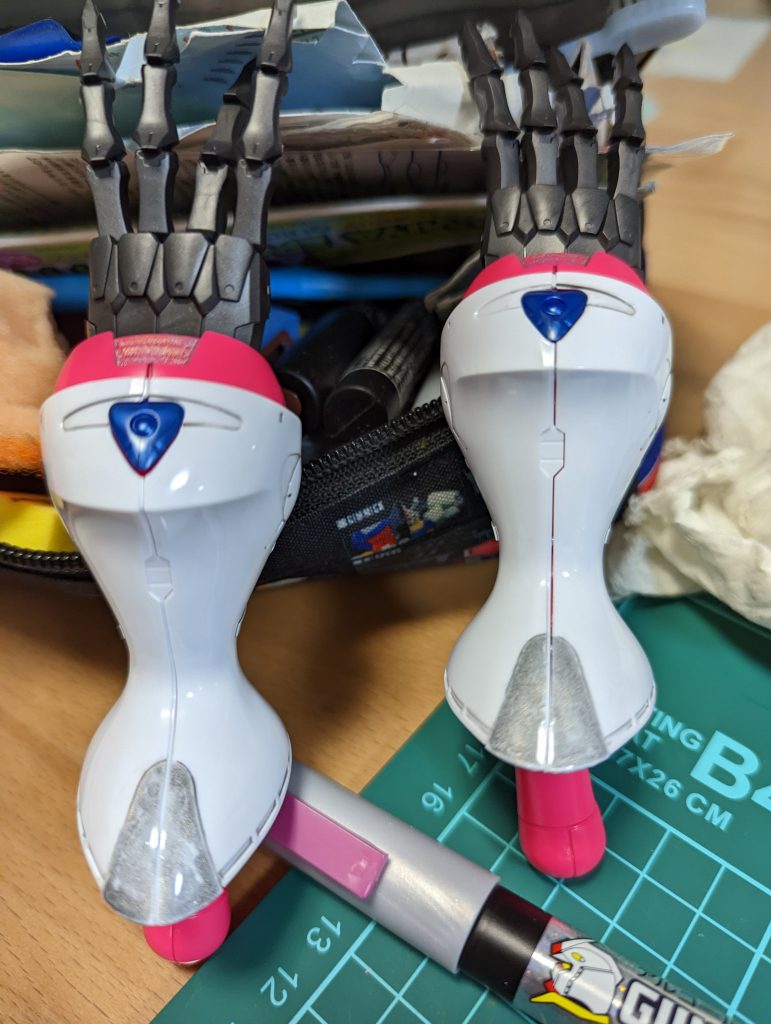 ホロシルバー塗りたて