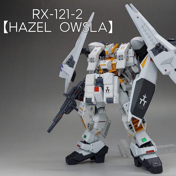 MG ヘイルズ・アウスラ　完成品 ガンダムTR-1［ヘイズル・アウスラ］、フルアーマー形態でMG