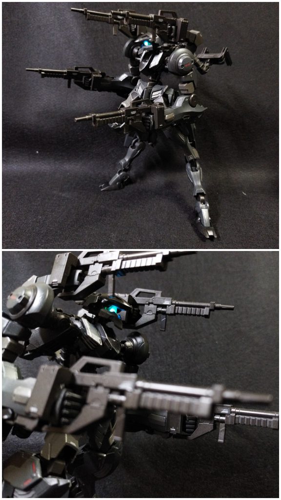 120mmライフル4丁持ち