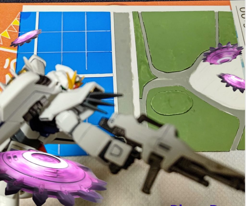 プラ板に平野とコロニー窓を作って。コロニー窓はPPシートが1番しっくりきたので採用しました。