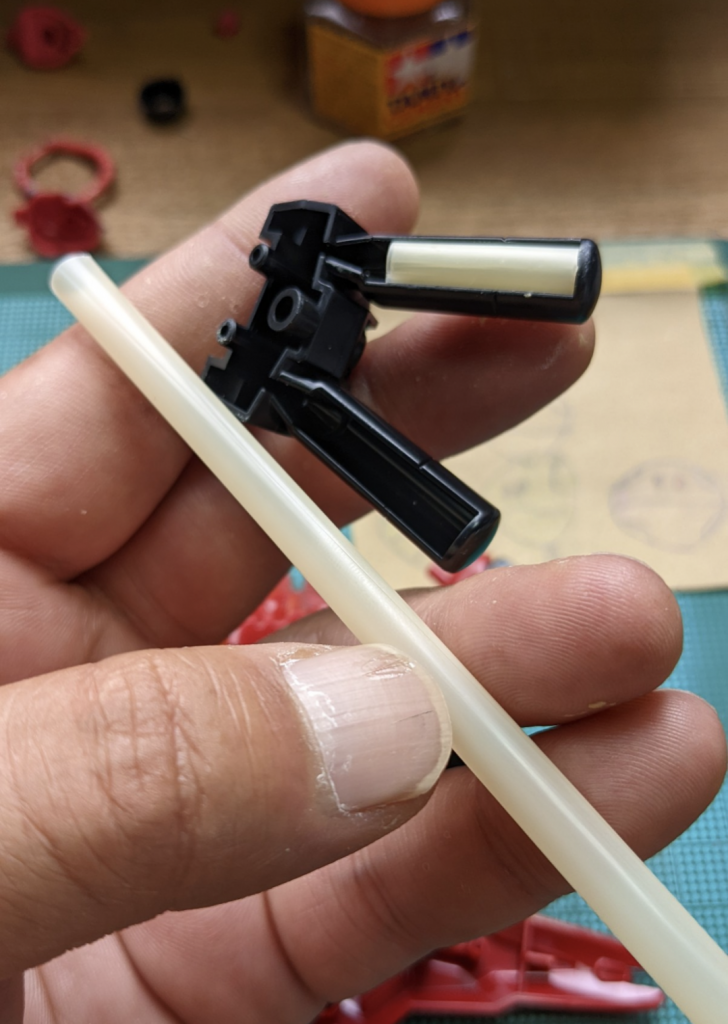 プロペラントタンクはストローです。