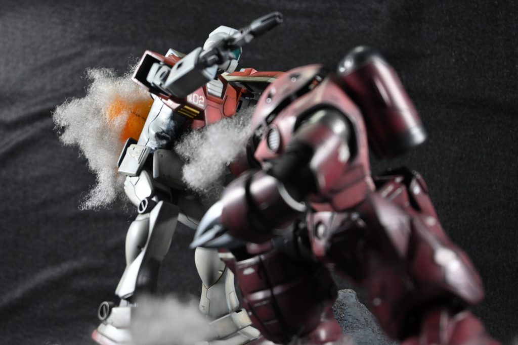 ジャブローに散る!　　　　　　　　MSM-07S Z'GOK(シャア専用ズゴック)　RGM-79 ＧＭ(ジム )–2枚目/制作者：gpsn Ojsn