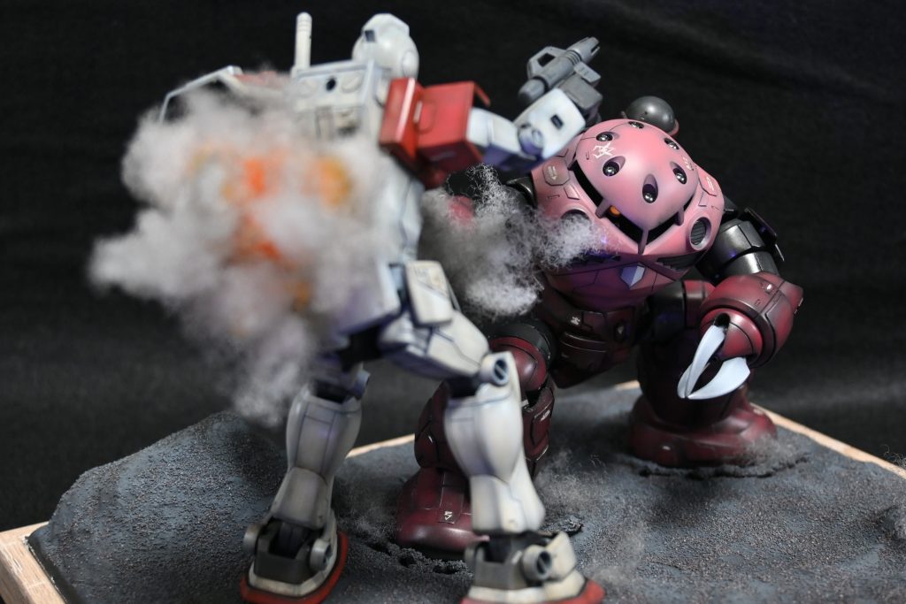 ジャブローに散る!　　　　　　　　MSM-07S Z'GOK(シャア専用ズゴック)　RGM-79 ＧＭ(ジム )–2枚目/制作者：gpsn Ojsn