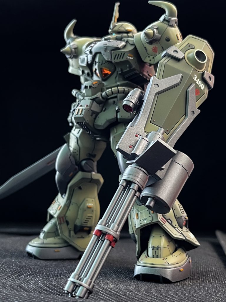 HGUC 1/144 グフカスタム MS-07B3–4枚目/制作者：black🇯🇵